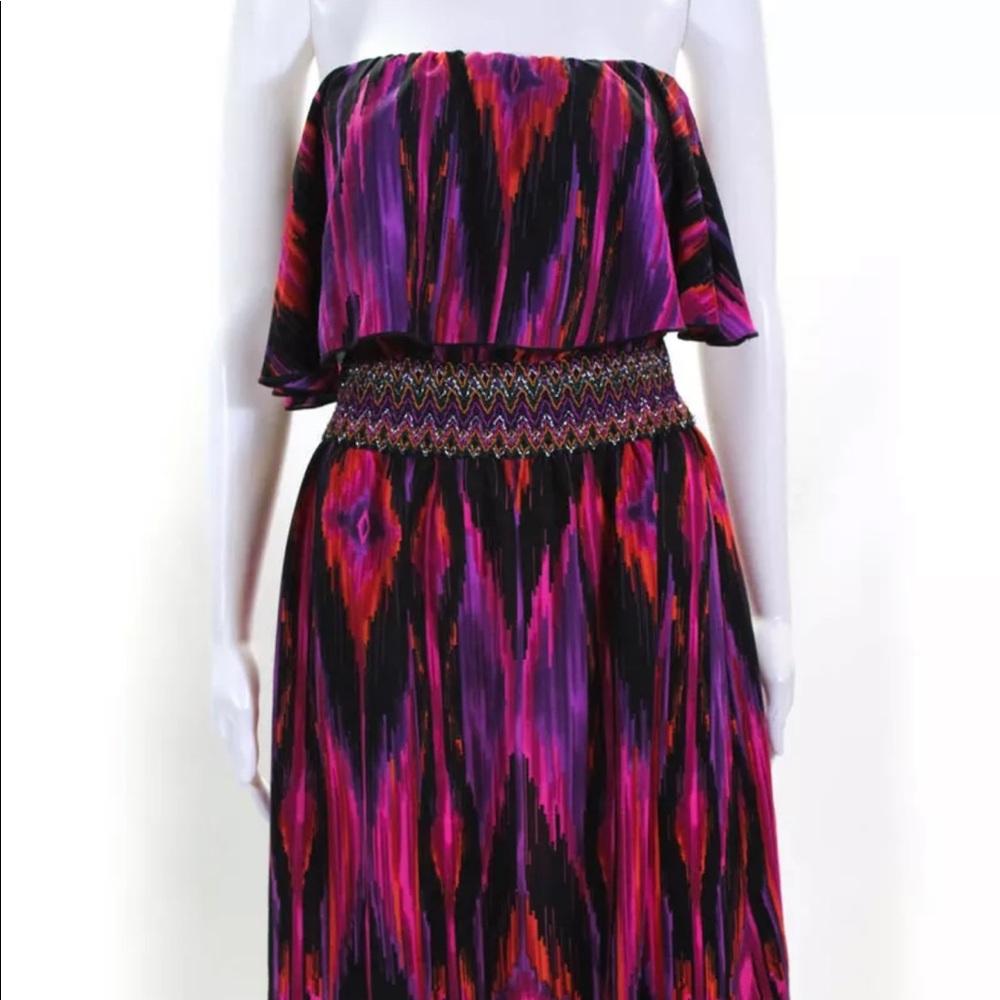 Carmen Marc Valvo Meghan Los Angeles Strapless Sundress